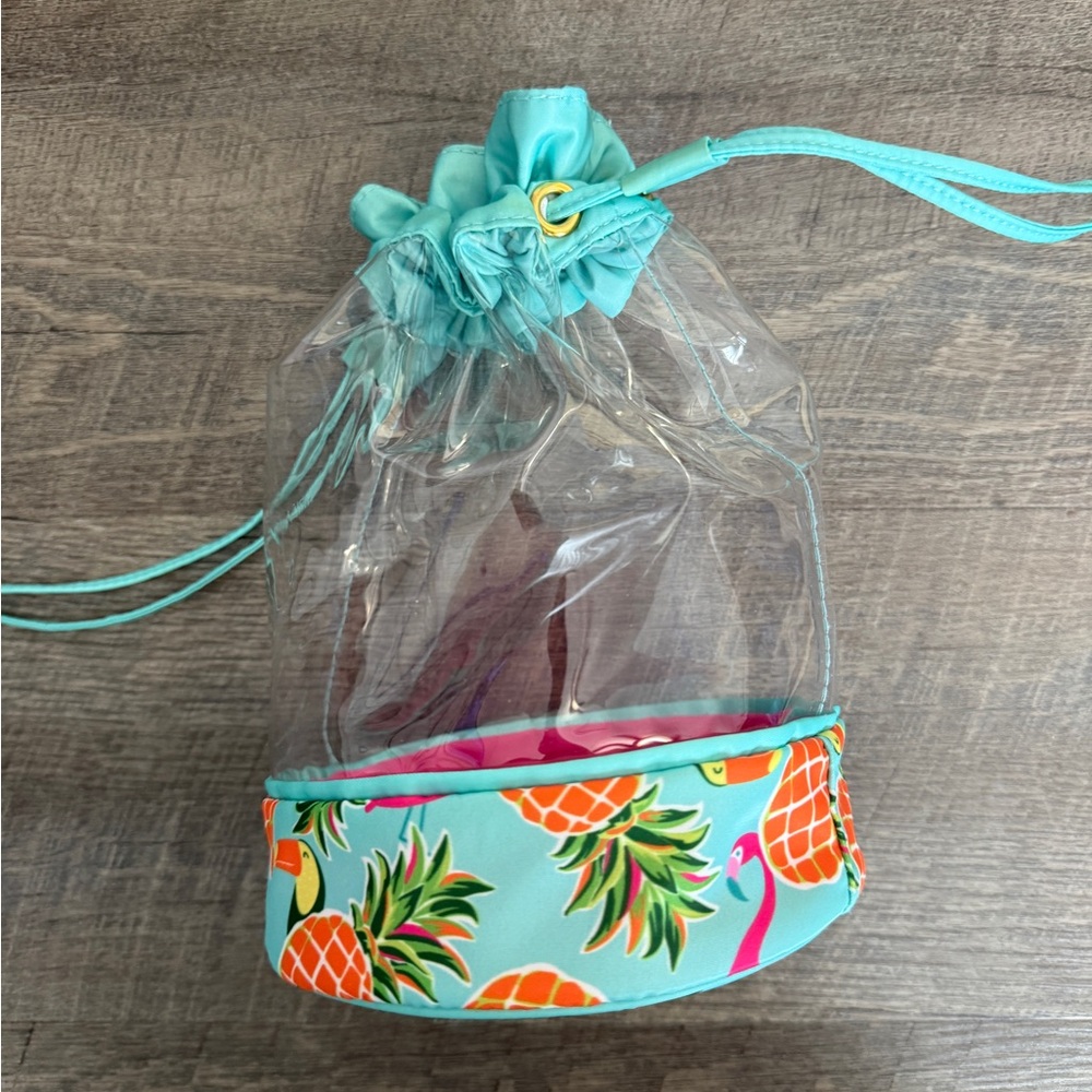 Tropical Print Kids Drawstring Bag